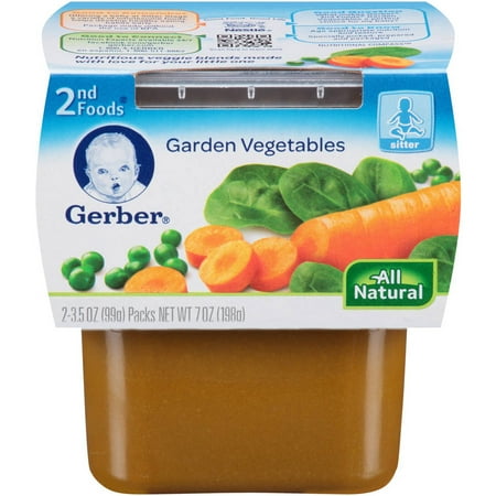 Gerber Gerber 2nd Foods Garden Vegetables, 2 ea - Walmart.com