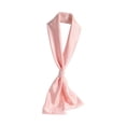 thumbnail image 4 of Fgnfyis Hair Scarf Elegant Long Solid Color Double Layer Stole Versatile Necktie Bandana 145cm Hair Bandana Light Pink2 One Size, 4 of 4