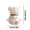 thumbnail image 3 of Creative Badminton Plush Kawaii Furry Pends Toy Keychain For Gift (2), 3 of 3