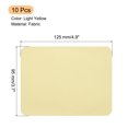 thumbnail image 2 of Parches de tela Uxcell para planchar Amarillo claro 4.9"x3.7" para ropa Paquete de 10, 2 of 6