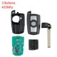 thumbnail image 1 of Llave remota inteligente para coche, 3 botones aptos para Serie 3/5 X5 X6 Cas2 Cas3 433mhz, 1 of 5