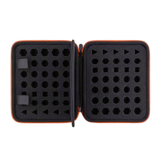 Heavy Type Dices Carriers Box with Interchangeable Grids Tray and Grip Handle