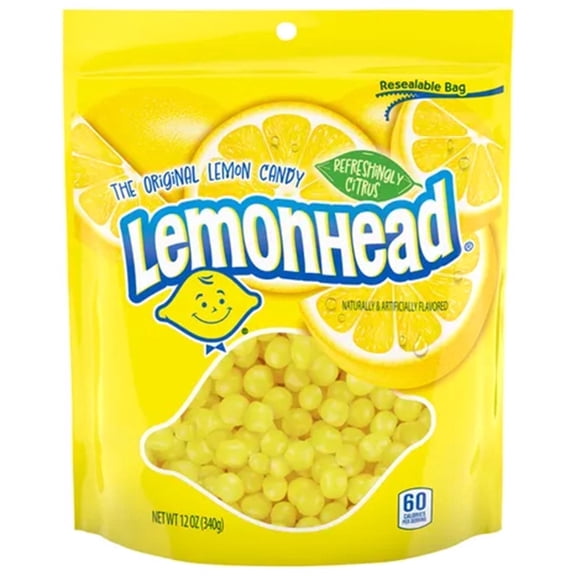 Lemonhead Original Candies 12 Ounce Stand Up Bag