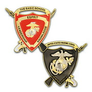 USMC Challenge Coin - TBS The Basic School Challenge Coin! Marine Corps Challenge Coin! Unreal Detail Officially Licensed & Designed By Marines FOR Marines!