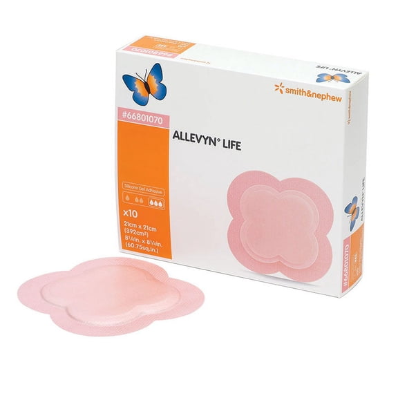 Allevyn Life Foam Dressing Sterile 5-1/16" X 5-1/16" Part No. 66801068 (1/ea)