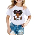 thumbnail image 2 of Zecgelong T-Shirt Décontracté à Manches Courtes et Col Rond pour Filles, Imprimé Dessin Animé, Taille 2-4 Ans, 2 of 4