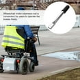 thumbnail image 2 of OULII Poignée de Frein de Fauteuil Roulant pour Transport en Acier Inoxydable 1 Ensemble, 2 of 8