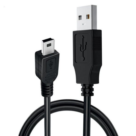 Osdhezcn 80cm Fast Charging USB Data Cord Mini USB Cable Line for Speakers and More Black
