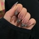 thumbnail image 3 of Adhesivos cortos para uñas Fake Nails HUOGUO con estampado de leopardo, 24 unidades, 3 of 4
