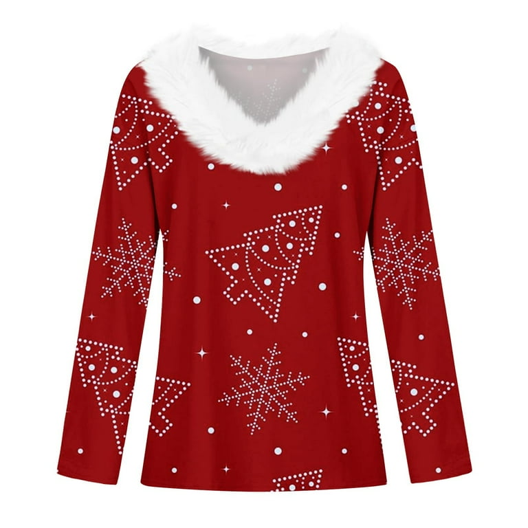 Dressy red blouses for christmas hotsell