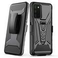 thumbnail image 1 of Cass Creations Case Compatible for Samsung Galaxy A03s, Holster Belt Clip Case Combo with Kickstand Shockproof Phone Cover - Black, 1 of 5