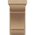 thumbnail image 2 of 6"W x 6"D x 12"H Wide Bryant Rough Cedar Woodgrain TimberThane Corbel, Primed Tan, 2 of 6