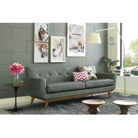 TOV Furniture Lyon Smoke Grey Loveseat