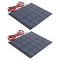 thumbnail image 5 of Neyseki 2pcs DC5V 500mA Solar Panel Cell Power Module Polycrystalline Silicon Solar Panel with 100cm Cable, 5 of 7