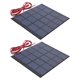 thumbnail image 5 of Célula de panel solar, 2 piezas DC5V 500 mA Módulo de energía solar Módulo de energía de celda Rendimiento sólido Jadeshay  A, 5 of 8