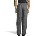 thumbnail image 2 of Vtex 4003-7204 Black & Grey Chevron Stripe Baggy Pant, Large, 2 of 6