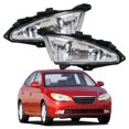 thumbnail image 4 of SEBLAFF For 2007-2010 Hyundai Elantra Driver & Passenger Side Driver Fog Lights Lamps, 4 of 5