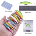 thumbnail image 3 of Ksopiavobs Jerkbait Fishing Lures Jerk Baits for Bass Fishing Jerk Bait Minnow Lures with Tackle Box for Freshwater Saltwater,10pcs, 3 of 7
