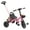 Pink, variant on 3 Wheels Toddler Tricycle For 5 Years Old Boys Girls with Kids Trike with Storage Basket Red\White\Blue\Black