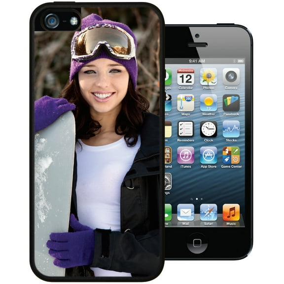 PixCase 5S / 5 (4 inch) – Picture Frame Case – Compatible with Apple iPhone 5S, and 5 – DIY – Insert Your Own Photos or Create Custom Designs Online – Shock Absorbing Protection