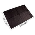 thumbnail image 3 of Hgallory Outdoor Picnic Blankets, Waterproof Cloth Portable Foldable Picnic Mats for Beach Camping Hiking, Lightweight Lawn Grass Accessories, with Storage Bag, 1PC, 79"x83", Black, Rectangle, 3 of 4