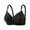 Black, variant on Ashirexll Bras for Women No Underwire, Comfortable Bras for Women, Printing Seamless Nude Lifting Soft Support Bra for Women Everyday Bras Black L