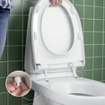 thumbnail image 2 of 2Pcs Plastic Toilet Seat Hinge Bolt Screw with Nuts Set 27x27mm(Random Screw Style), 2 of 5