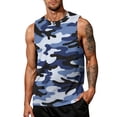thumbnail image 2 of Yifymode Men's Tank Tops Crewneck Trendy Print Casual Sleeveless Shirts Breathable Sport Outdoor Beach Basic Tank Tops, 2 of 4
