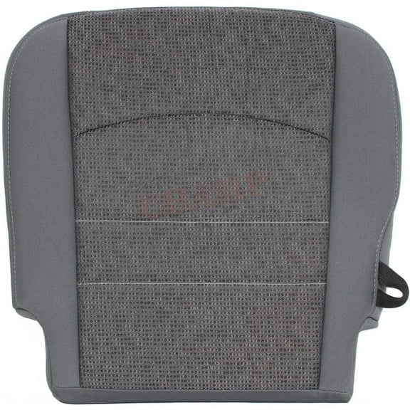 Auto Champ Of Texas: Compatible with - 2013-2018 Dodge Ram 1500 2500 3500 -Driver Side Bottom Cloth Seat Cover Gray
