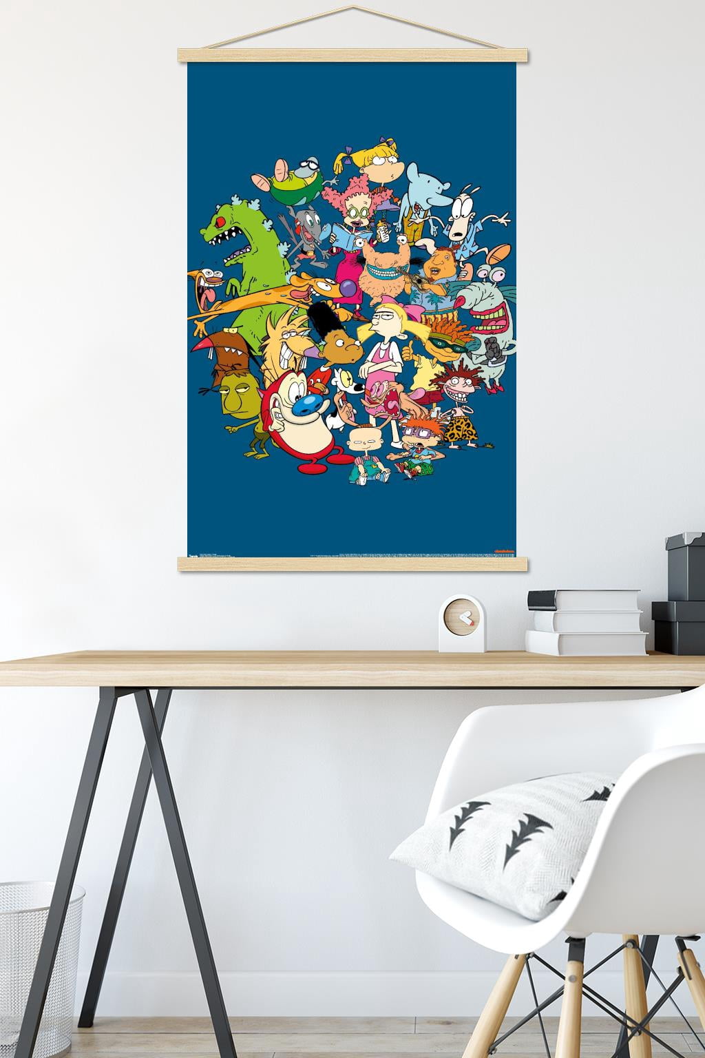 Nickelodeon Group Wall Poster with Magnetic Frame, 22.375" x 34"