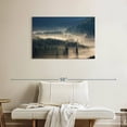 thumbnail image 2 of Elephant Stock Foggy Fir Forest Wall Art - Horizontal Canvas Wall Art - Living Room Wall Decor - Nature Canvas - Gray And Beige Decor - 36" x 24", 2 of 8