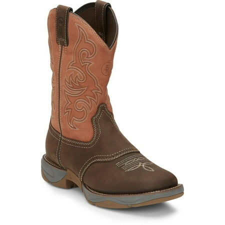 Tony Lama Men's 3R Junction Dusty Work Boot Square Toe