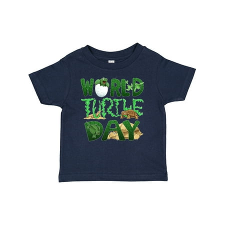 

Inktastic World Turtle Day Cute Sea Softshell Snapping Box Turtles Gift Baby Boy or Baby Girl T-Shirt