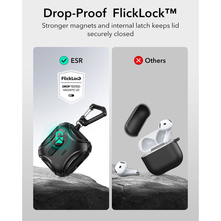 ESR Protective Case with Secure Lock for AirPods 4th Gen 2024 USB