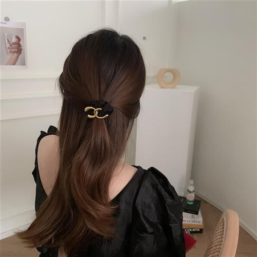 2 Pieces Elastic Hair Accessories Elastic Ponytail Wristband