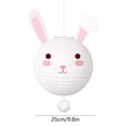 thumbnail image 3 of CaiYueKe Easter Bunny Paper Lantern Hanging Decoration Party Supplies Round Lamp Shade for Holiday Celebration Birthday Party Decorations Festive Home Decor, 3 of 6