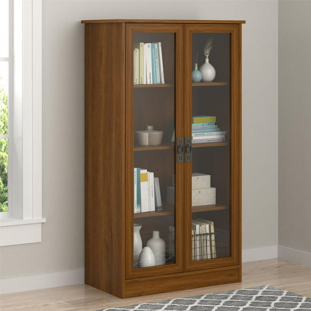To market bookcases and shelves, you can create a blog with interior design tips and tricks with links back to your products. heirloom storage cabinet with 4 shelves cherry
