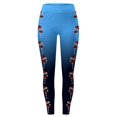 thumbnail image 4 of Kedxroy Christmas Leggings for Women Plus Size, Women's Christmas Leggings Tights Gradient Graphic Printed Yoga Pants(Blue,L), 4 of 5