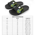 thumbnail image 2 of GZHJMY Stylish Slides for Women Men, Music Green Alien Soft Flexible Slip-on Sandals Slippers, 2 of 7