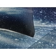 thumbnail image 3 of Ambesonne Nebula Quilted Coverlet 3 Pcs, Milky Way Galaxy Space, Queen Size, Navy White, 3 of 4