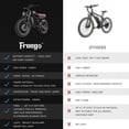 thumbnail image 6 of Freego F3 Pro Dual Motor Electric Bike for Adults,48V 40Ah Battery,Dual 750W Motors,35 MPH,40–75 Miles Range,20" Fat Tires,Full Suspension, 6 of 8