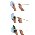 thumbnail image 7 of 5 Pcs Artificial Hydrangea Flower,Elegant Hydrangea Wedding Centerpieces - Lifelike Beauty, 7 of 7