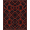 Black Red, Pattern 1, variant on Design&I 8'x10' Washable Area Rug Maroon Contemporary Framework Repeating Featuring Balanced Mid for Dining Room, Large Office, Lounge, Snag-Free