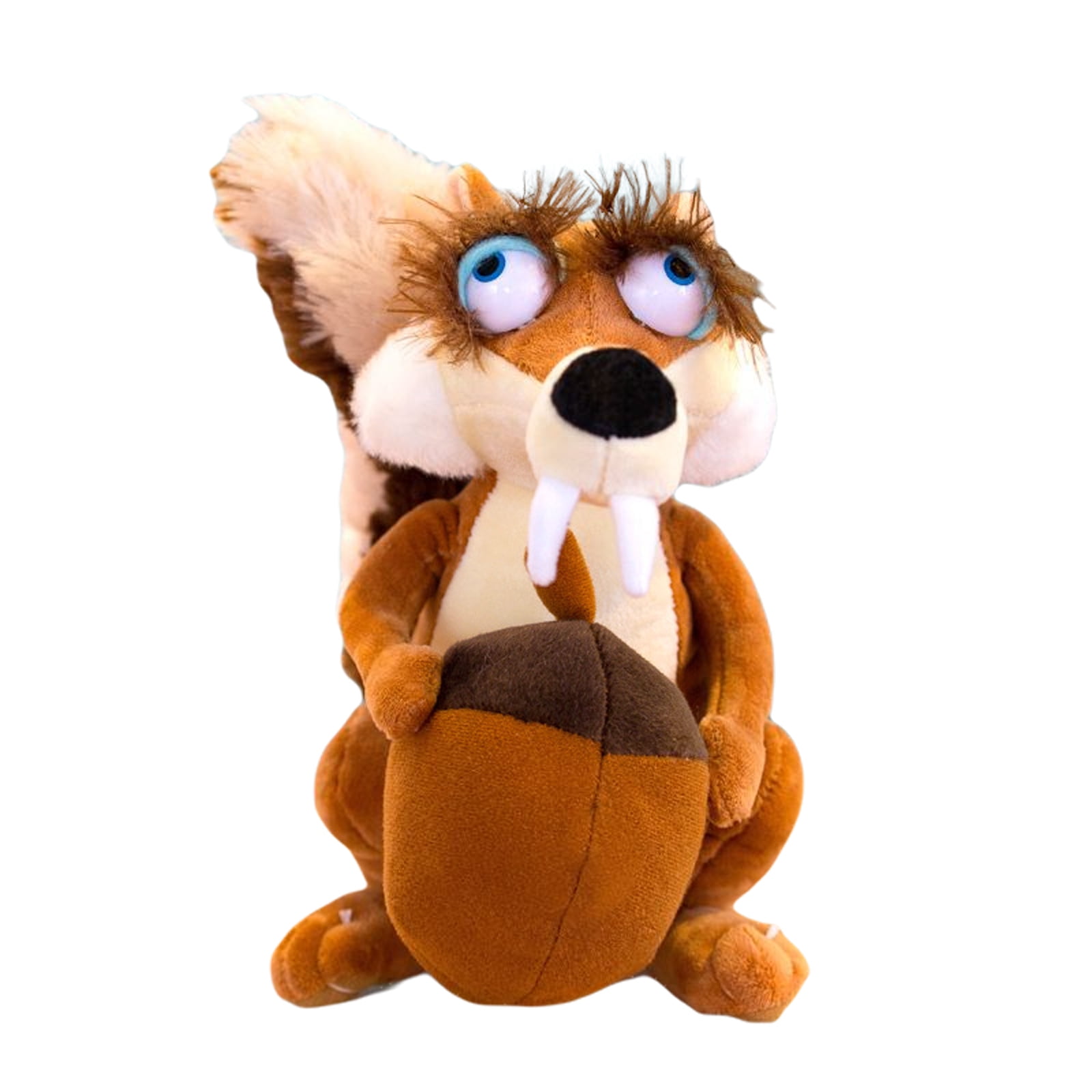 Children's Plush Stuffed Animal Squirrel Toy Kid's Fluffy Acorn Furry