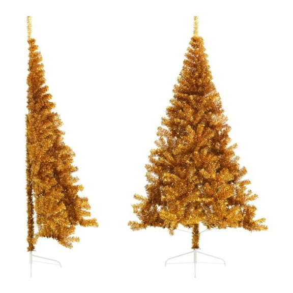 Artificial Half Christmas Tree with Stand 8 ft PET