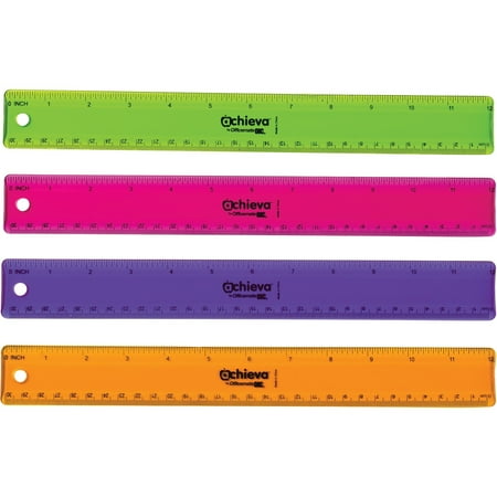 UPC: 0042491302096 | OIC  OIC30209  12  Flexible Plastic Ruler  12 / Pack  Assorted