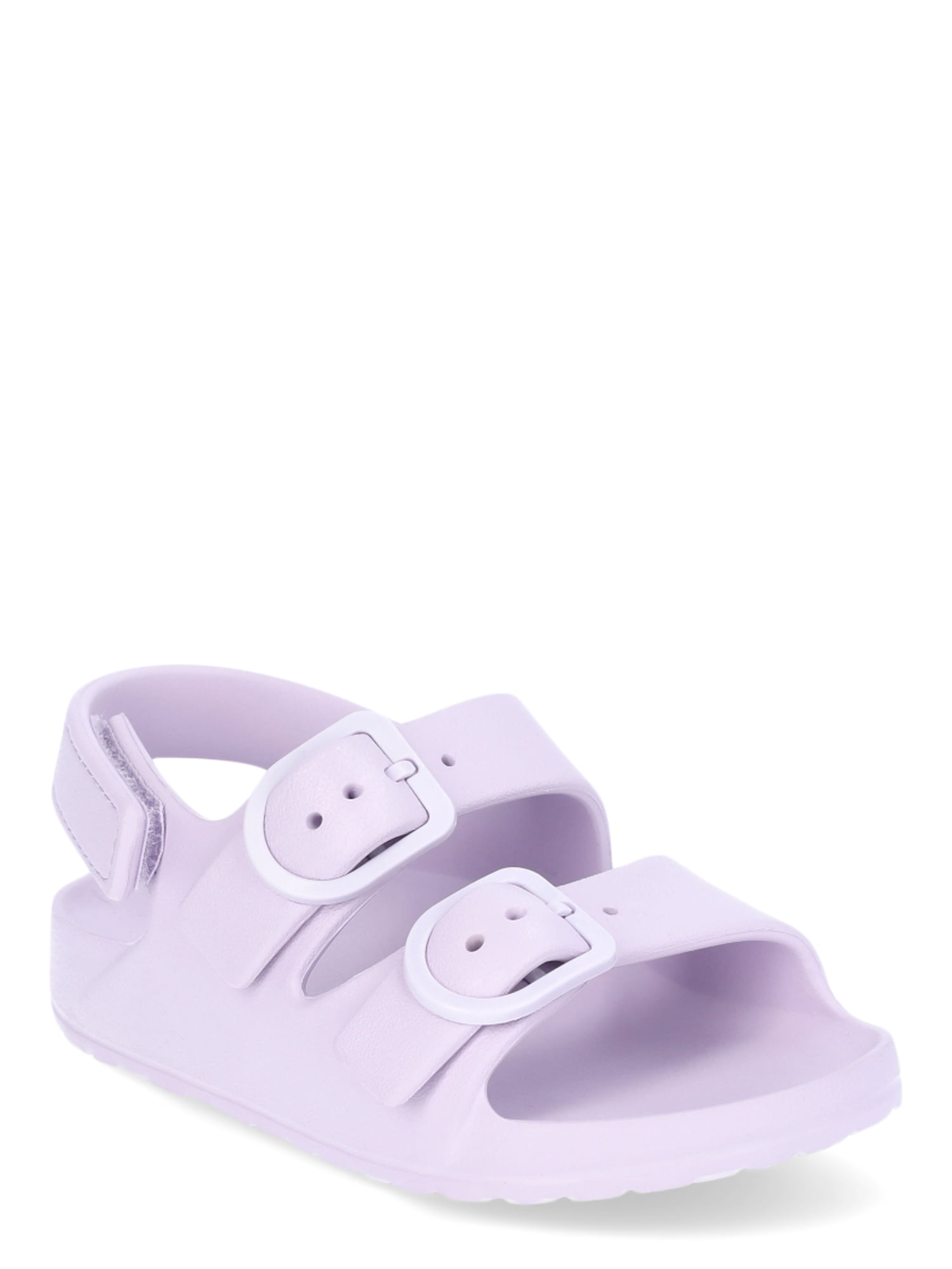 Wonder Nation Toddler Kids EVA Two Buckle Sandal, 2- Pack