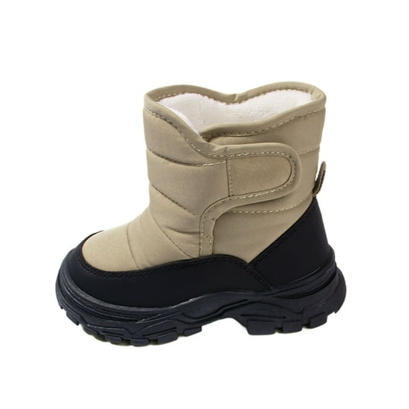 Boys Girls Toddler Snow Boots Waterproof Slip Resistant Outdoor Winter Shoes(Toddler/Little Kids/Big Kids)