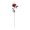 Red #1, variant on ZZAIXHL Silk Skeleton Hand Rose Bouquets Flexible Stem Flowers Arrangement Decoration for Halloween Weddings Event Flexible Skeleton Hand Flower Display