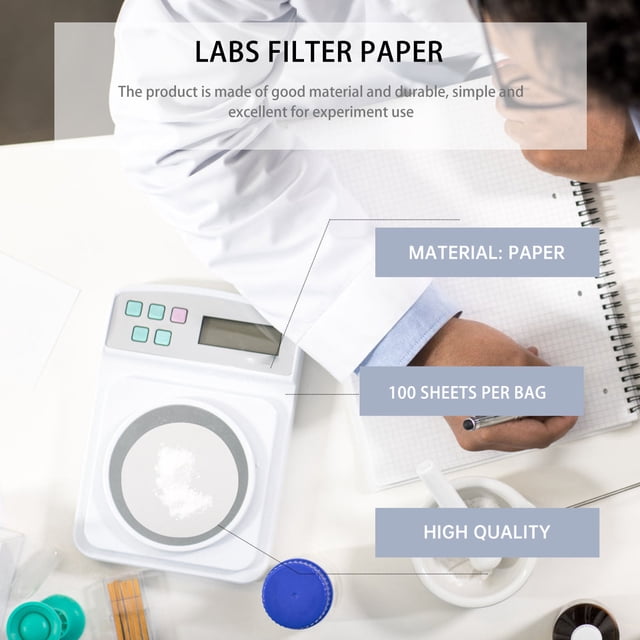 unbranded Papel De Filtrado Para Laboratorio Material Seguro Y Confiable